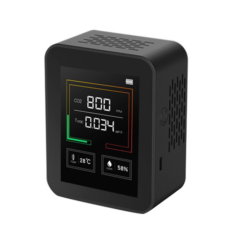 Intelligent Big Screen CO2 TVOC Temperature Humidity Multipurpose Detect Tool Portable Testing Instrument Household - Image 1