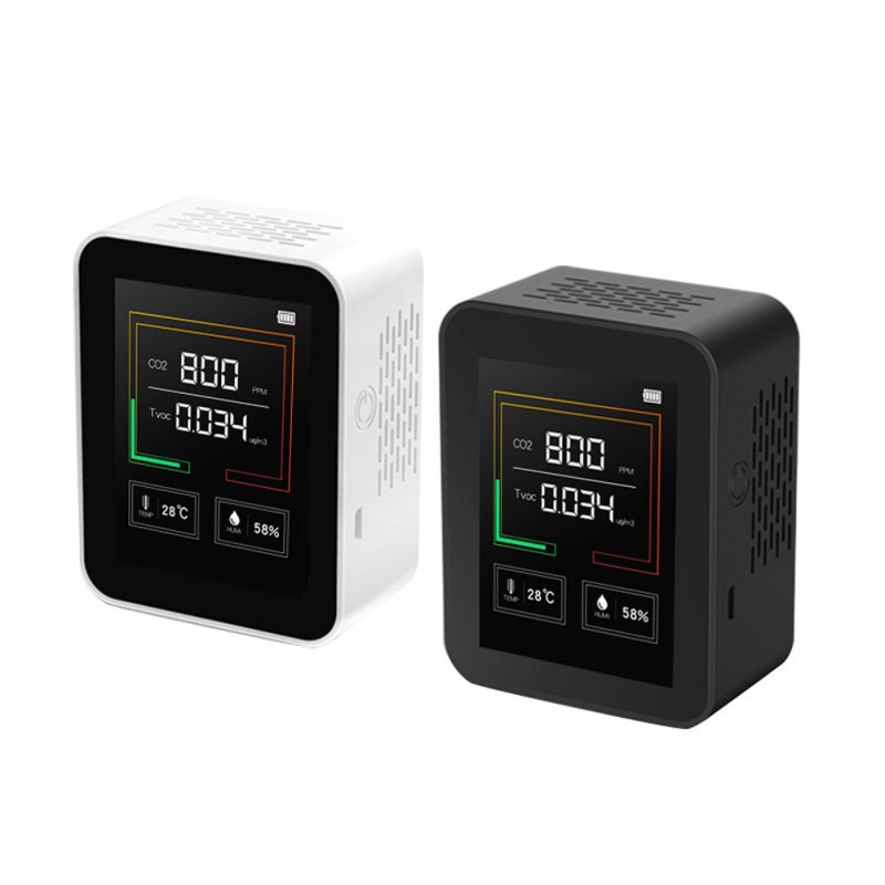Intelligent Big Screen CO2 TVOC Temperature Humidity Multipurpose Detect Tool Portable Testing Instrument Household - Image 2