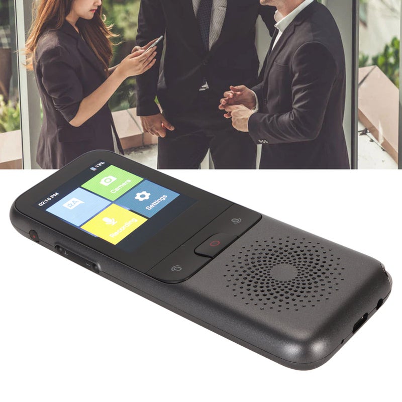2.4 Inch Translation Device Portable Real Time 2 Way AI Voice Translator 112 Online 10 Offline Languages Translator for Travel Business - Image 1