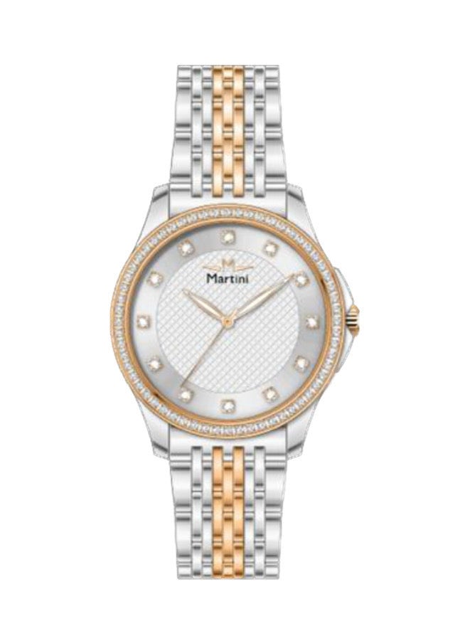 MARTINI Embellished Round Dial Analog Watch - Image 1