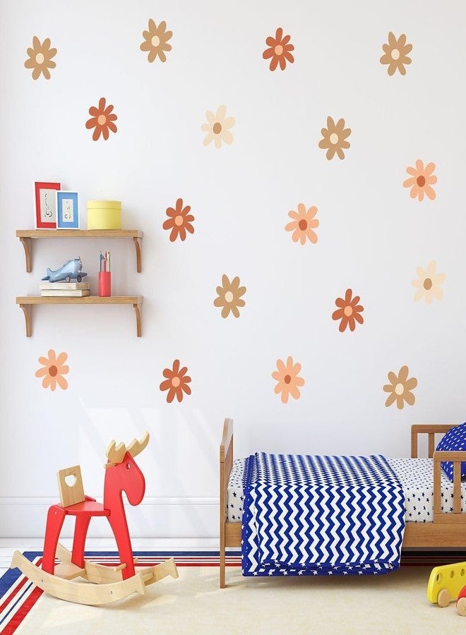CVANU 6 Sheets of Beautiful Flowers Wall Sticker Printed on Frosted Vinyl Self-Adhesive for Wall Decoration (8.3inchX11.7inch)_F163 - Image 3