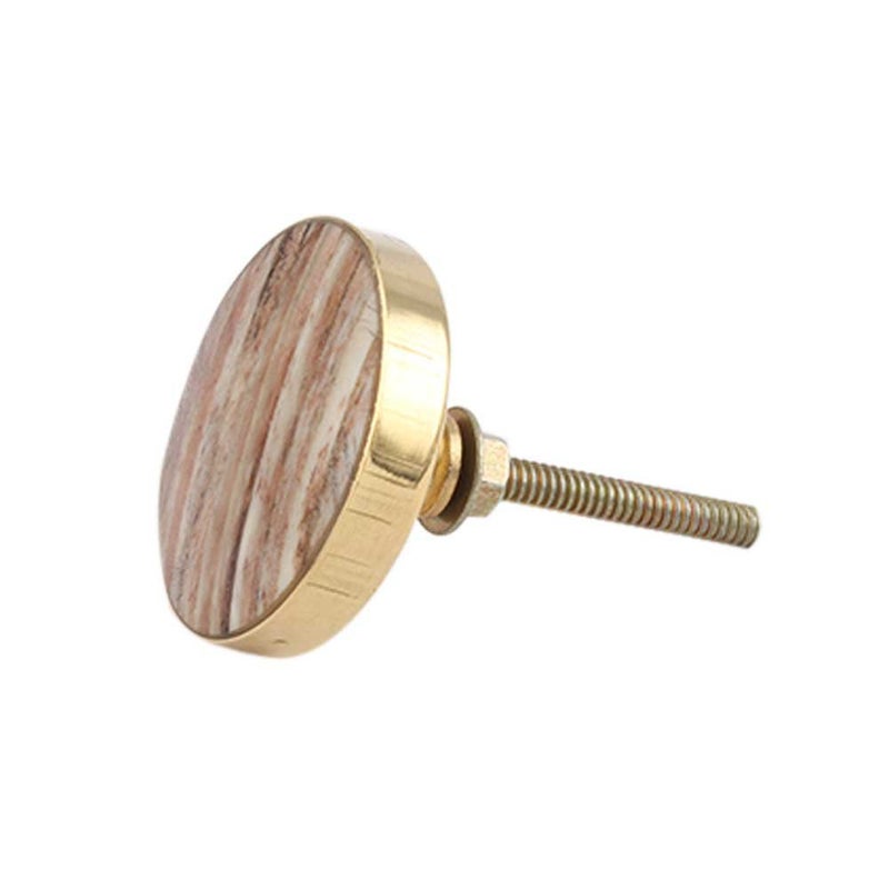 Indian-Shelf IndianShelf 4 Piece Brown Knobs Bone Door Knobs for Drawers Round Door Handles for Wardrobe 406 cm Handle Pulls 