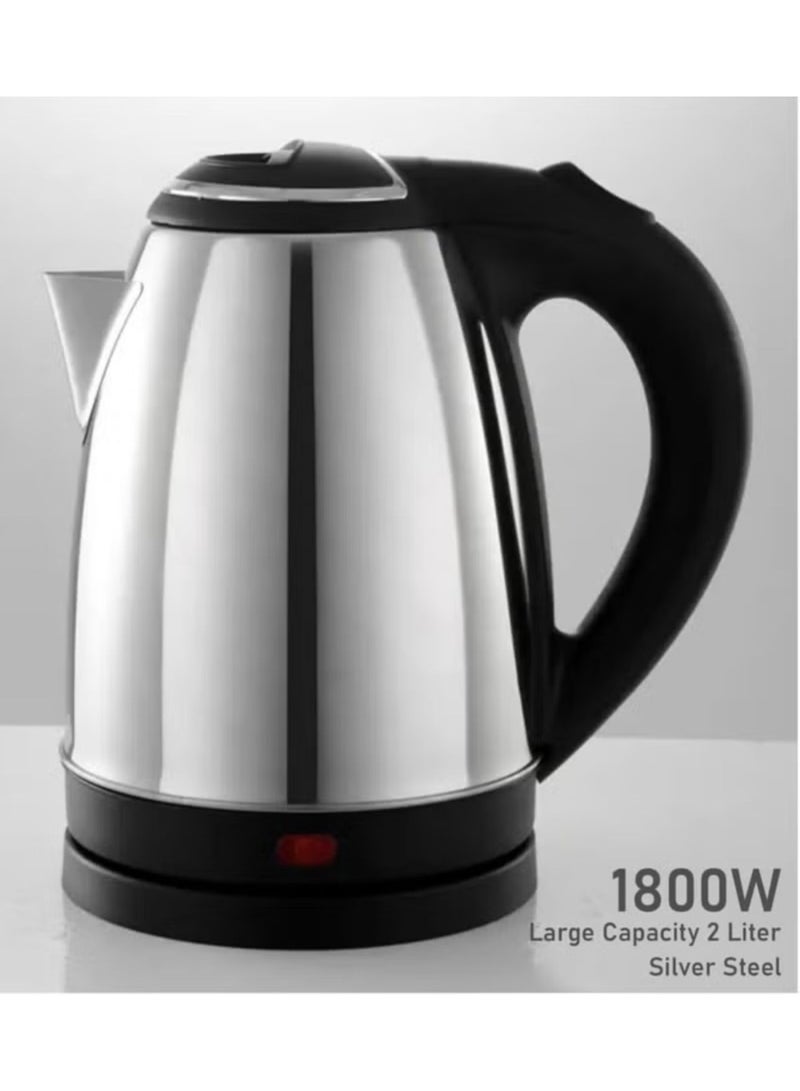 Denx Kettle With Tea Tray, Electric Kettle With Tea Tray & Automatic Shut-Off Feature, Transparent Glass Tea Maker With Filter - Image 4