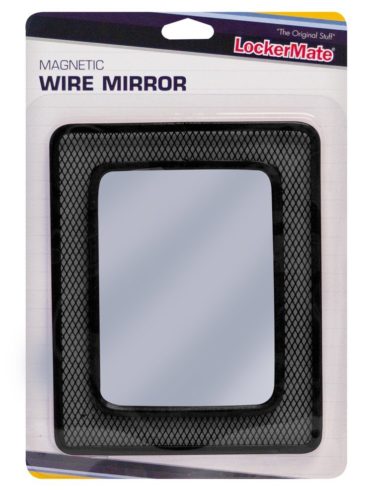 It's Academic LockerMate Wire Mirror, Assorted Colors Color May Vary (01056) - Image 2