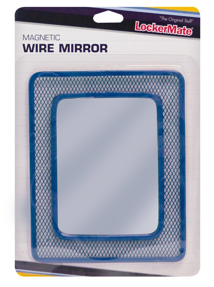 It's Academic LockerMate Wire Mirror, Assorted Colors Color May Vary (01056) - Image 3