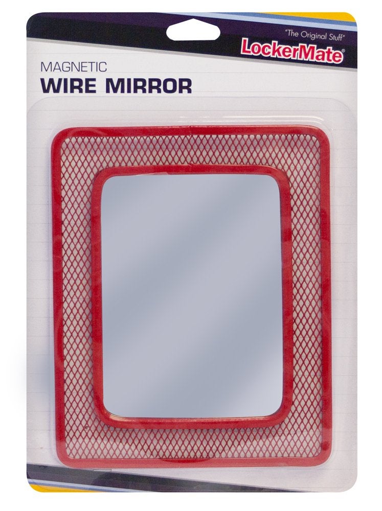 It's Academic LockerMate Wire Mirror, Assorted Colors Color May Vary (01056) - Image 4