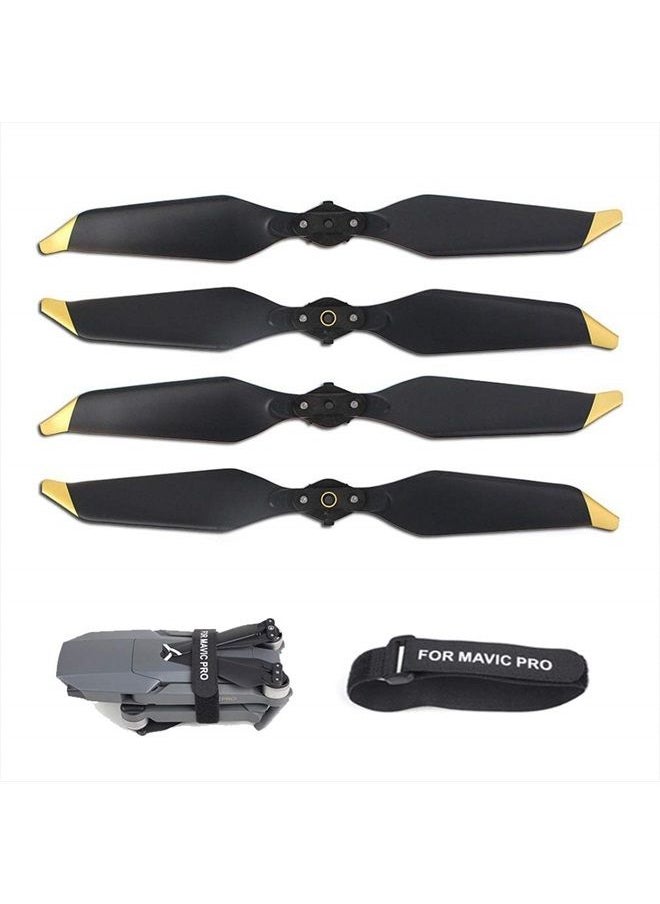AxPower - 2 Pairs Drone Propellers for DJI Mavic Pro or Mavic Pro Platinum Propellers Low-Noise and Quick-Release 8331F - Image 1