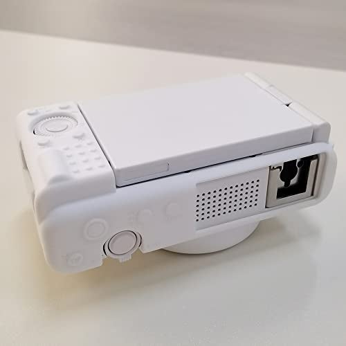 Pocoukate Case for Sony ZV-1F, ZV-1 II/ZV-1M2 Vlog Camera, ZV1F Camera Silicone Cover Skin, Anti-Scratch Slim Fit Soft Sleeve with ZV1 F Screen Protector- White - Image 4
