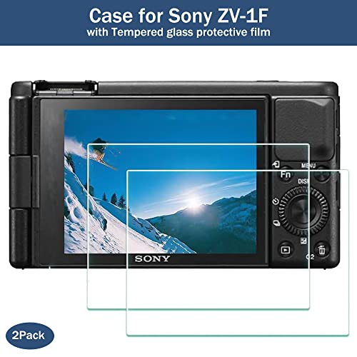 Pocoukate Case for Sony ZV-1F, ZV-1 II/ZV-1M2 Vlog Camera, ZV1F Camera Silicone Cover Skin, Anti-Scratch Slim Fit Soft Sleeve with ZV1 F Screen Protector- White - Image 5