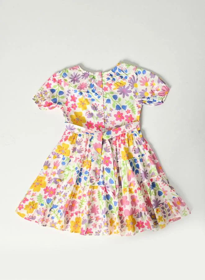 BELLA MODA Floral Tiered Dress