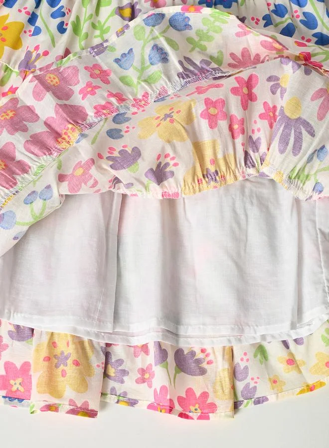BELLA MODA Floral Tiered Dress