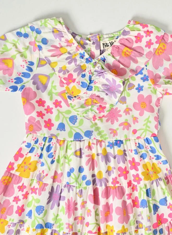BELLA MODA Floral Tiered Dress