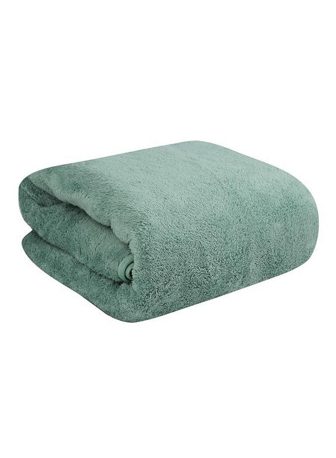 Fezora® Microfiber 500 GSM Bath Towels | (70x140) Extra Soft Plush & Quick Dry High Absorbency with Large Size Towels for Bathing (Pack of 1, Ferozi) - Image 1