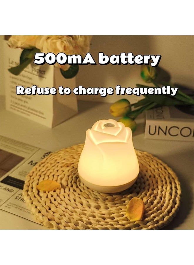جُودِيَّة ​​مصباح طاولة السرير قابلة للشحن عبر USB تحكم باللمس ضوء LED مكتب مع 3 أوضاع ضوء دافئ، ضوء ليلي قابل للتعتيم للغرفة النوم، غرفة المعيشة، مكتب دراسة مكتب - Image 5