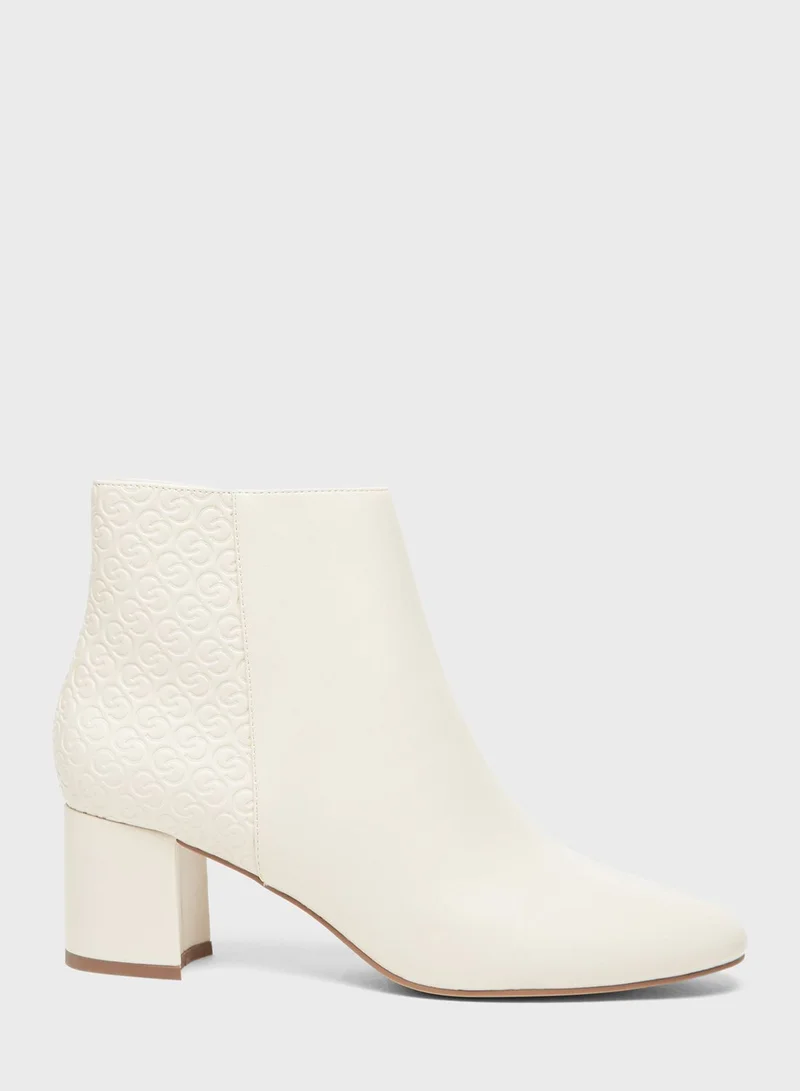 Celeste Mid Heel Ankle Boots