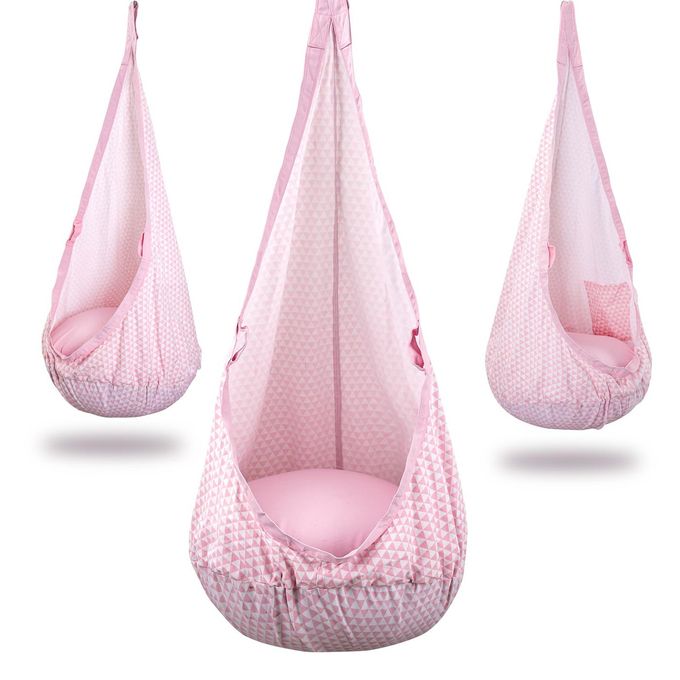 YAERSI Kids Pod Swing Seat Hammock Chair with PVC Inflatable CushionSensory Swing for Indoor and Outdoor Play Portable