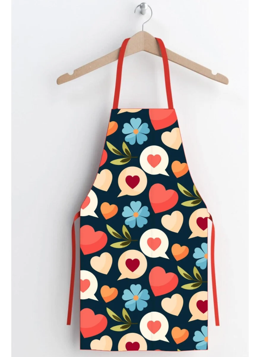 Ays Home Flower Kitchen Apron