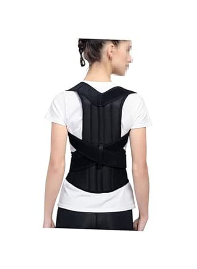 Adjustable Back Brace For Posture Correction Hunchback Relief Lumbar Support Black - Image 1
