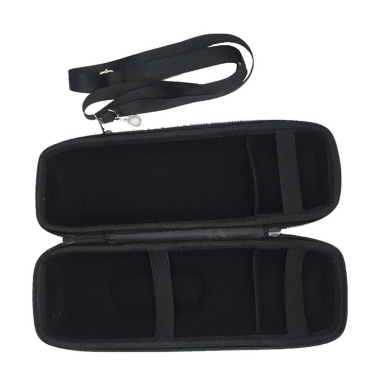 2pcs Travel Hard Case Dual-compartment Carrying Storage Bag with Handle Strap for Charge 3 Speaker - Image 4