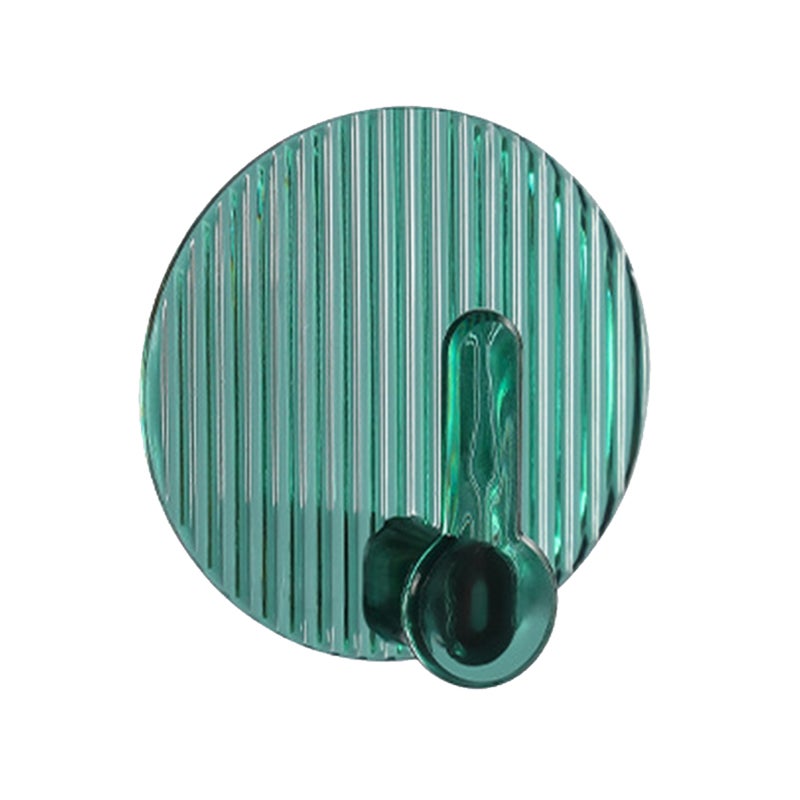 4pcs Adhesive Hooks No Drilling Strong Self Adhesive Towel Coat Hooks for Bathroom Shower Kitchen Keys Door Green - Image 2