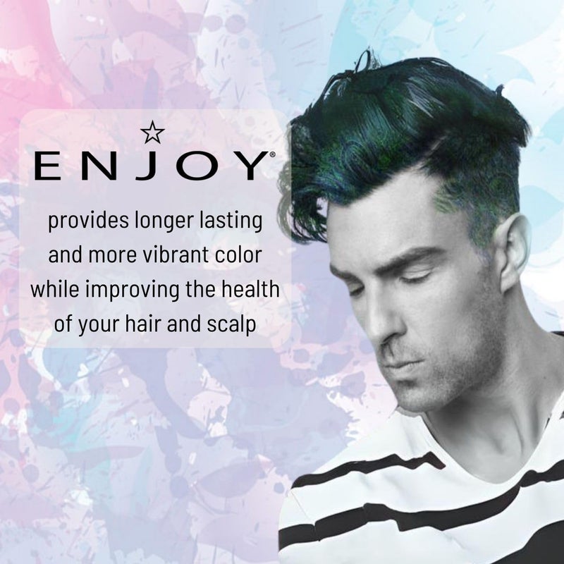 Enjoy Fiber Styling Gel â€“ Firm Flexible Hold, Water-Based, Matte Finish, Easy Rinse, Castor Oil infused â€“ Color-Safe Hair Gel for Men & Women, 2.1 oz | 60 Grams | All Hair Types - Image 4