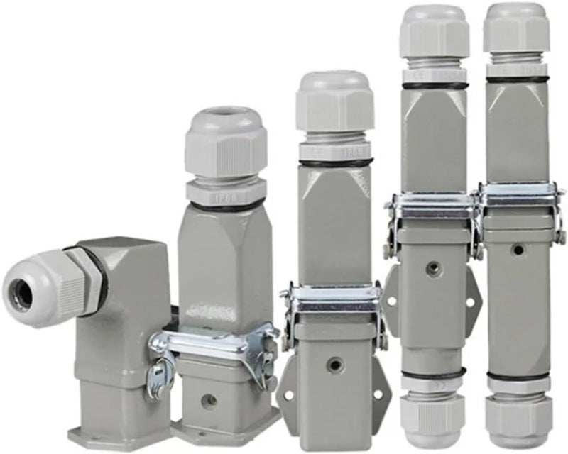 Heavy Load Connector HDC HA 4 5 6 8 Pin Duty 10A Rectangle Aviation Plug Socket Waterproof Male Heavy-Duty (4 core-03) - Image 4