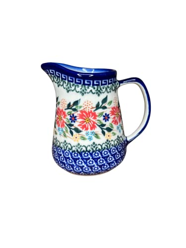 Lidia's Polish Pottery Lidia's Polish Pottery 1 cup creamer-Ceramika Kalich - Cornflower  - Image 2