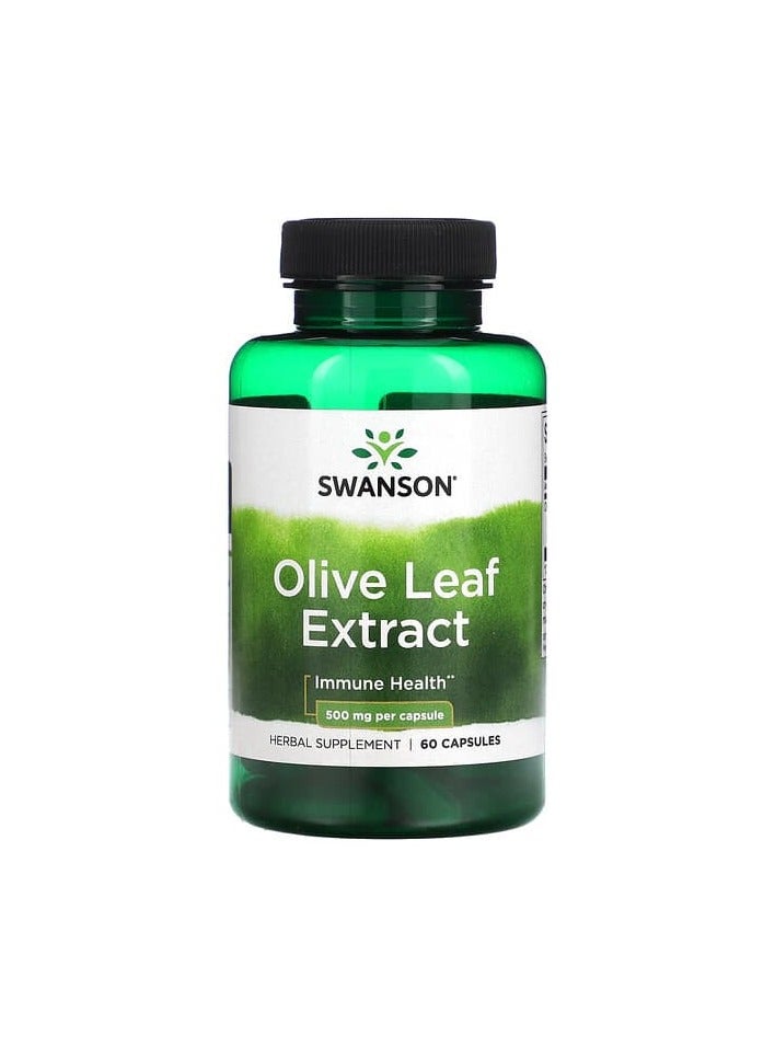 Olive Leaf Extract , 500 mg , 60 Capsules