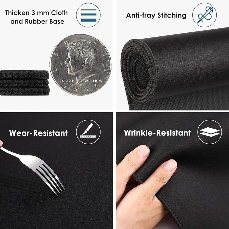 جود تول لوحة ماوس للألعاب، حصيرة مكتب 300 × 600 مم، لوحة ماوس ألعاب ممتدة، بحواف مخيطة، لوحة سطح مكتب مقاومة للماء وغير قابلة للانزلاق لأجهزة الكمبيوتر المحمول والمكتب والمنزل - Image 2