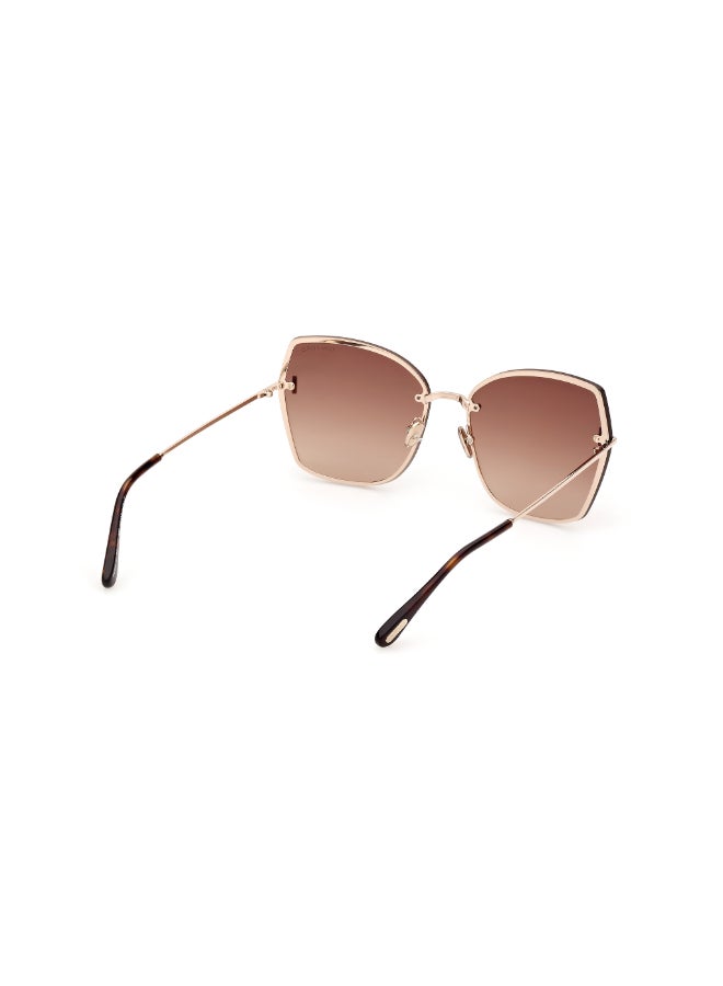 TOM FORD RIMLESS UV PROTECTION TOMFORD METAL SUNGLASSES FT110716C62 - Image 5
