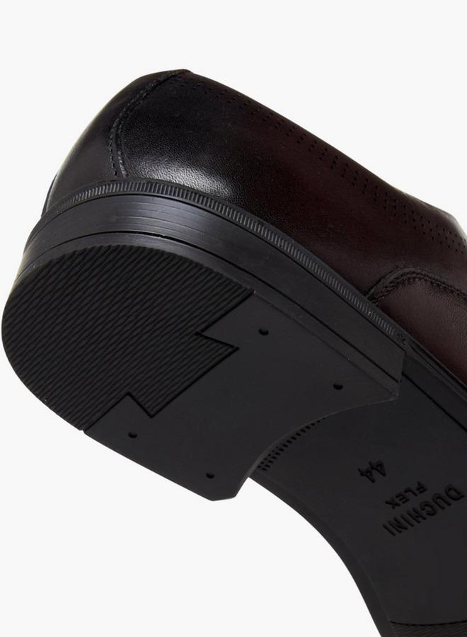 DUCHINI Men Lace-Up Leather Derby Shoes - Image 5