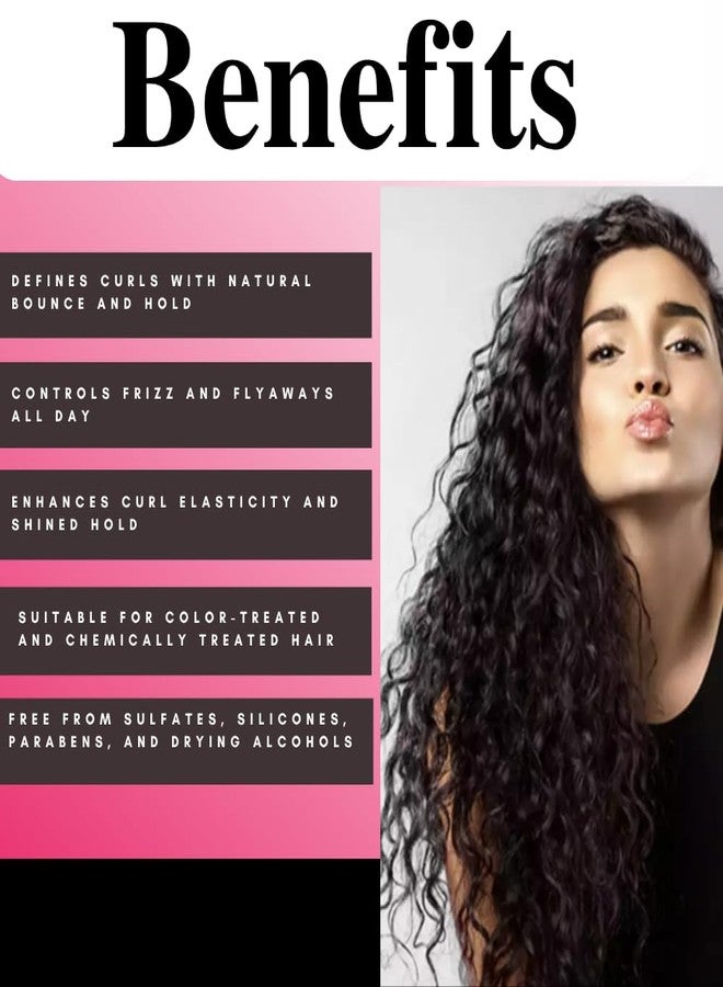 Curlsense Defining Curl Cream for Curly, Wavy & Coily Hair - Frizz Control, Enhanced Curl Definition, Hydrating & Lightweight Styling Cream, Nourishes and Softens Curls, 250ml - Image 4