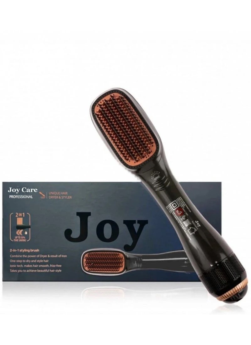 جوي كير Joy Care 2-in-1 Ceramic Ionic Hair Dryer and Styler – Powerful Hair Dryer  Styler Combo with Ceramic Heating, Ionic Technology, Multiple Heat  Speed Settings for Smooth, Frizz-Free, and Healthy Hair – Lightweight and Ergonomic Design for Salon-Quality Styling at Home - Image 1