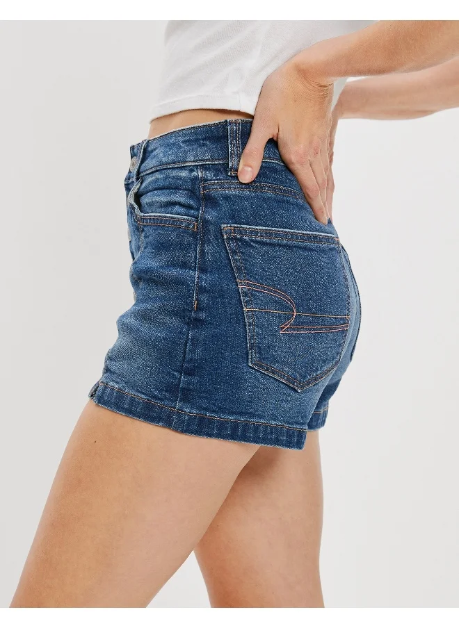 امريكان ايجل AE Stretch Denim Mom Short