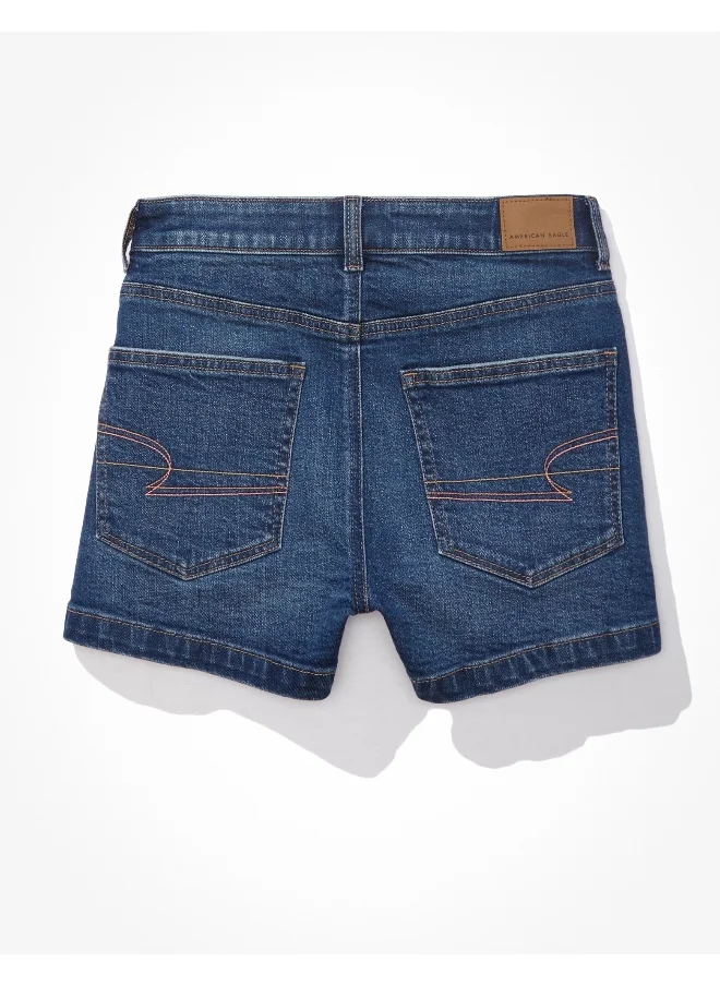 امريكان ايجل AE Stretch Denim Mom Short