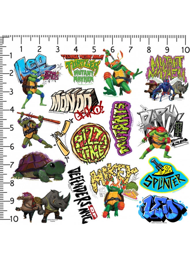 Teenage Mutant Ninja Turtles: Mutant Mayhem TMNT 50ct Vinyl Large Deluxe Stickers Variety Pack - Laptop, Water Bottle, Scrapbooking, Tablet, Skateboard, Indoor/Outdoor - Set of 50 - pzsku/Z5363150DCB31EC8E7D85Z/45/_/1732283842/048b450a-bb1a-457d-aa43-c5271e92fc12