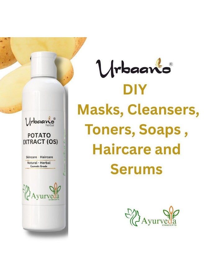 Urbaano herbal Potato Extract Oil Soluble | Natural Brightening & Soothing | for DIY Serum, Soap, Lotion, Cream Skin Care Products -100ml - Image 3
