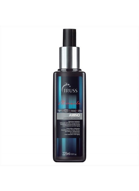 Professional Amino Miracle - Heat Protectant Spray for Hair, Seals Cuticle, Repairs Dry Damaged Hair, Frizz Control, Detangles, Adds Shine, Color Protection, Ant-Aging (7.61oz)