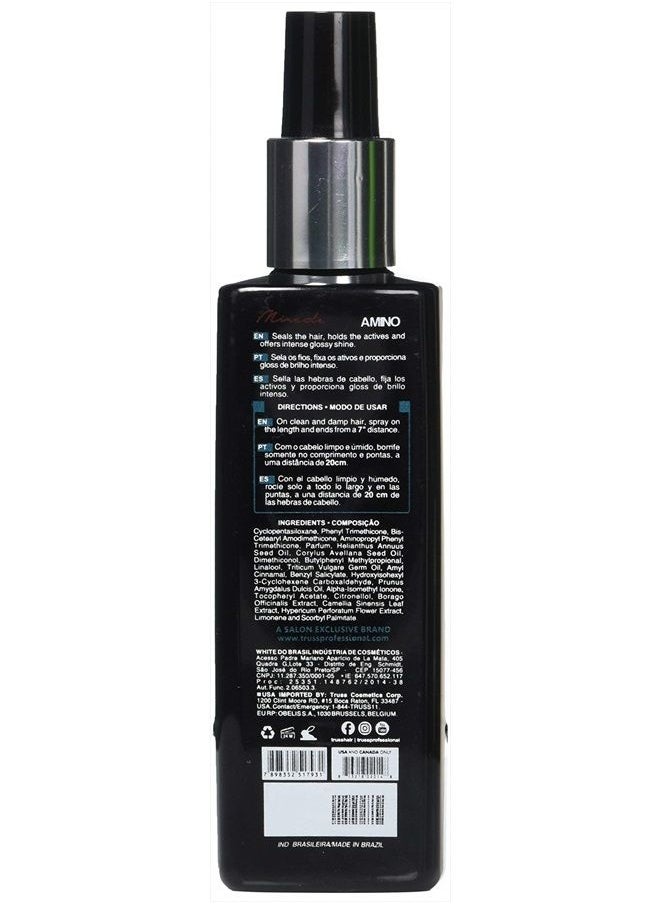 Professional Amino Miracle - Heat Protectant Spray for Hair, Seals Cuticle, Repairs Dry Damaged Hair, Frizz Control, Detangles, Adds Shine, Color Protection, Ant-Aging (7.61oz)