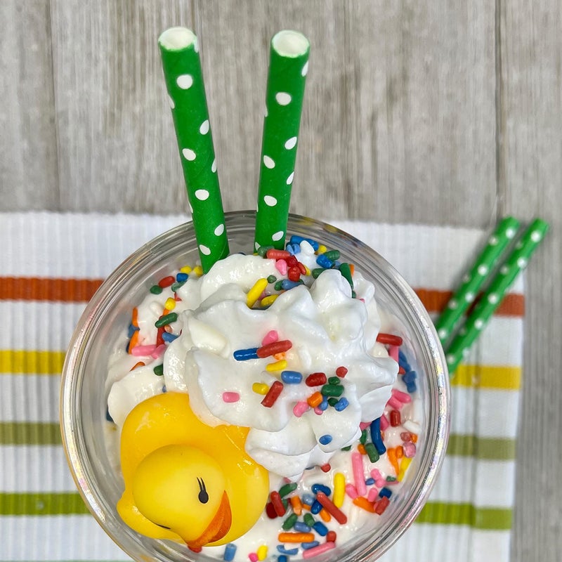 Outside the Box Pape Green and White Paper Straws - Stripe Chevron Polka Dot - Birthday Christmas St Patrick's Day Supply - 100 Pack Outside the Box Papers - Image 4