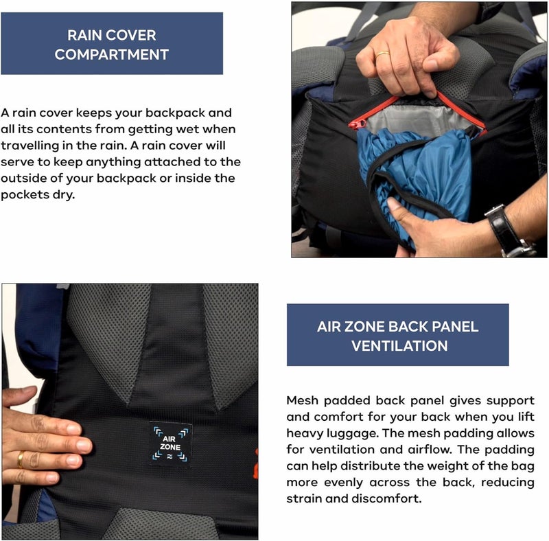 TRAWOC PEAKPRO 75L Travel Backpack - Image 4