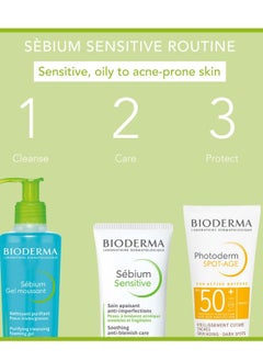 Bioderm Bioderma Sebium Soothing Moisturizing Anti-Blemish Cream for Acne Prone Skin, 30ml  - Image 3