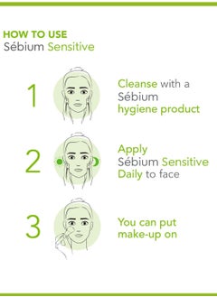 Bioderm Bioderma Sebium Soothing Moisturizing Anti-Blemish Cream for Acne Prone Skin, 30ml  - Image 2