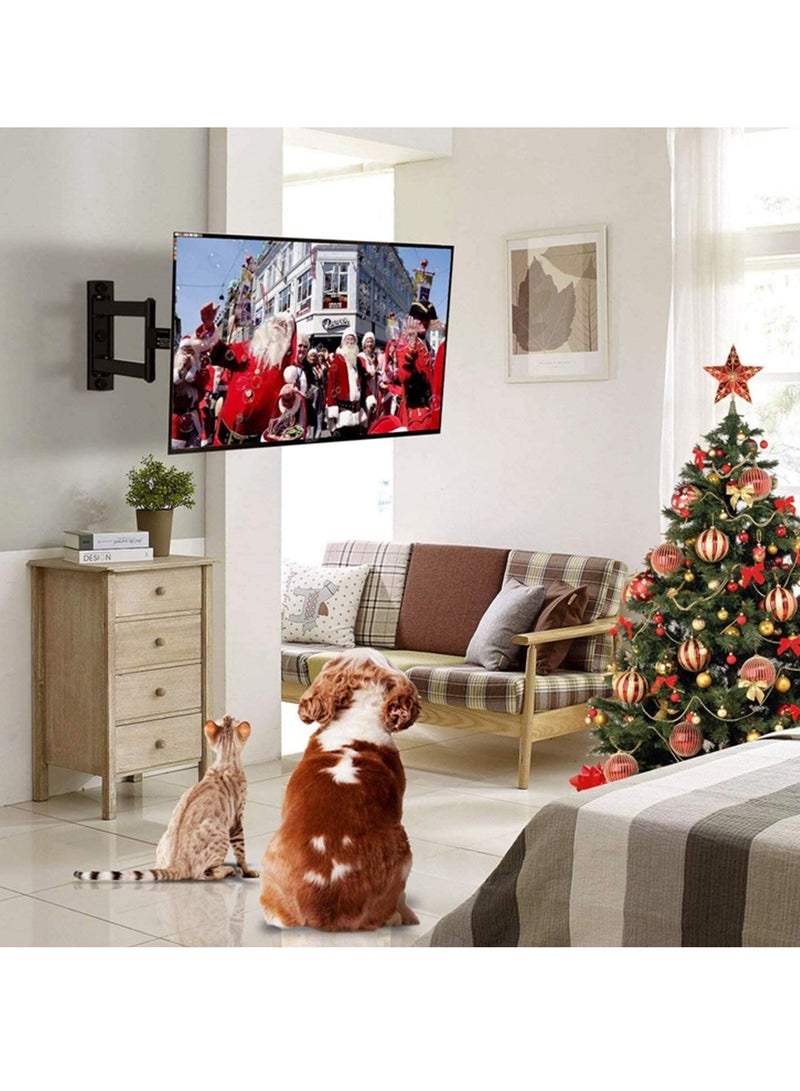 حامل تلفاز جداري للتلفزيونات من 10'' إلى 27'' مع حركة كاملة لحامل عرض LED 100x100mm مع ذراع دوار وقابل للتمديد حتى 10 كجم - Image 5