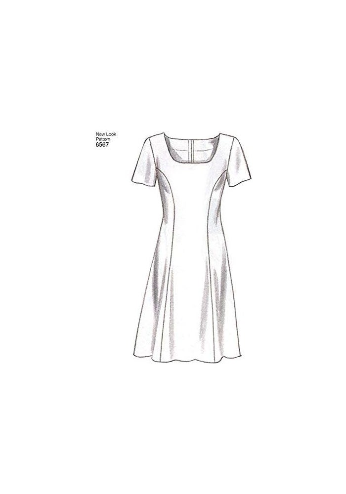 Simplicity New Look Sewing Pattern 6567 for Misses Dresses in Size A (6-8-10-12-14-16) - Image 4
