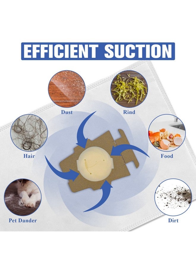 Funmit 6 Pack Vacuum Cleaner Dust Bag Replacement for Kirby Part 204811 204814 205811 Universal White Cloth Bags Compatible with Kirby All Generation & Sentria Models - Image 2