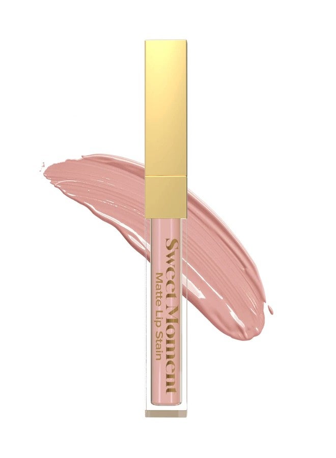 Sistar Sweet Moments Matte Lip Stain Long-Lasting Matte Finish Vivid High Pigment Colors Smooth and Sweet 1.5 mL / 0.05 fl. oz. (Crème Brûlée) - Image 1