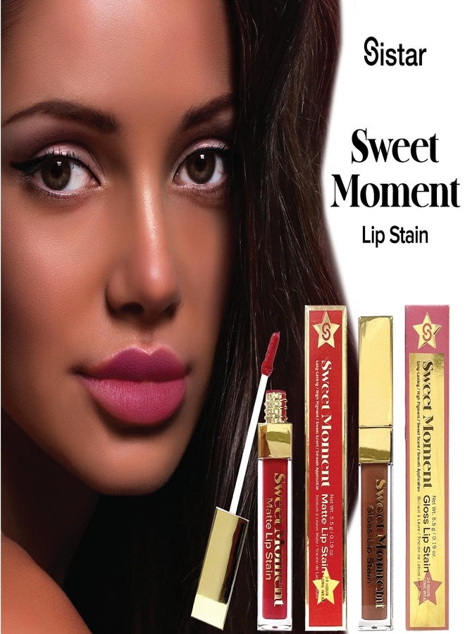 Sistar Sweet Moments Matte Lip Stain Long-Lasting Matte Finish Vivid High Pigment Colors Smooth and Sweet 1.5 mL / 0.05 fl. oz. (Crème Brûlée) - Image 2