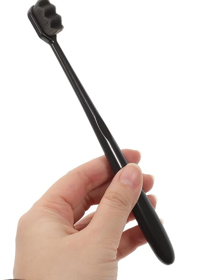 8 قطع فرشاة أسنان سفر ذات شعيرات ناعمة، تصميم محمول ومقاوم للاهتراء للكبار، تنظيف لطيف - Image 5