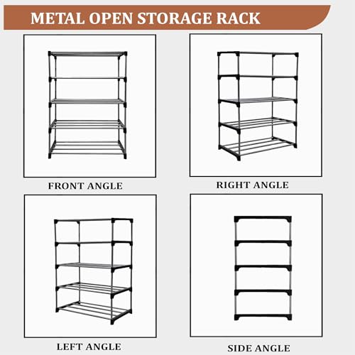 RAXON WORLD | 5 Layer Bookshelf for Home Library, Book Stand Room Shelf 5 Layer Plastic Rack - Image 5